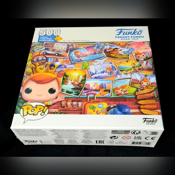 Freddy Funko Road Trip 500 Piece Jigsaw Puzzle-NEW SEALED - Picture 4 of 5